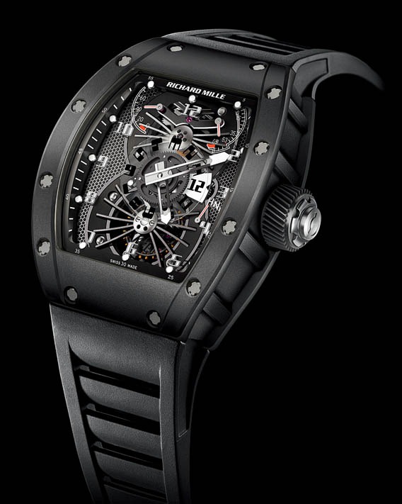 Replica Richard Mille RM 022 Aerodyne Dual Time Zone Carbon Nanotubes Watch